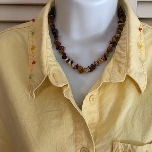 Alfred Dunner Woman’s summer button down blouse